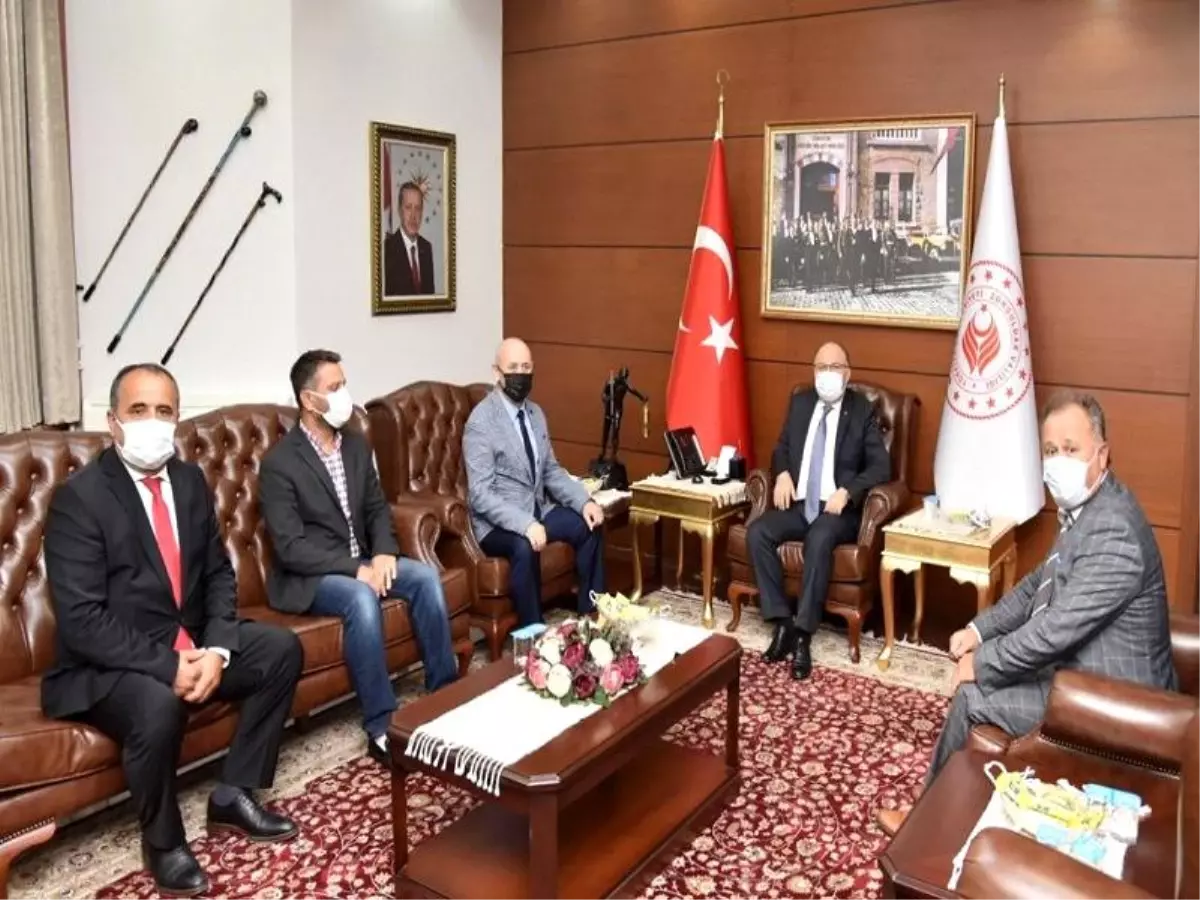 Vali Mustafa Tutulmaz'a Ziyaretler Devam Ediyor