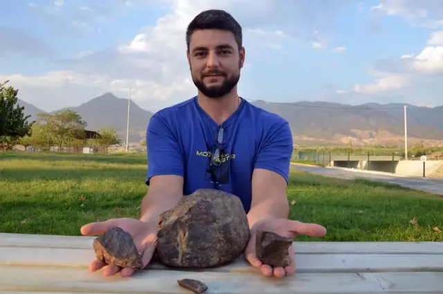 Kır gezisi yapan iki arkadaşın bulduğu taşın meteor olduğu saptandı