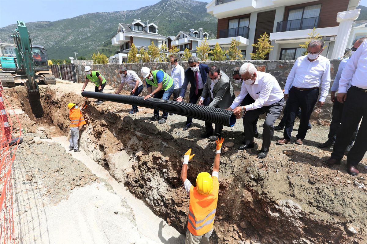 Başkan Gürün, 'Fethiye Kanalizasyon Hatlarının 88 kilometresini Tamamladık'