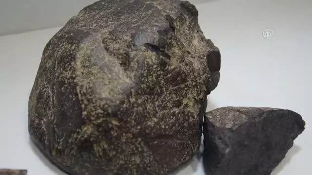 Kır gezisi yapan iki arkadaşın bulduğu taşın meteor olduğu saptandı