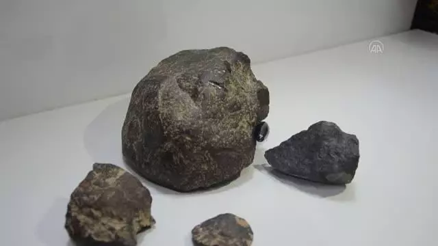 Kır gezisi yapan iki arkadaşın bulduğu taşın meteor olduğu saptandı