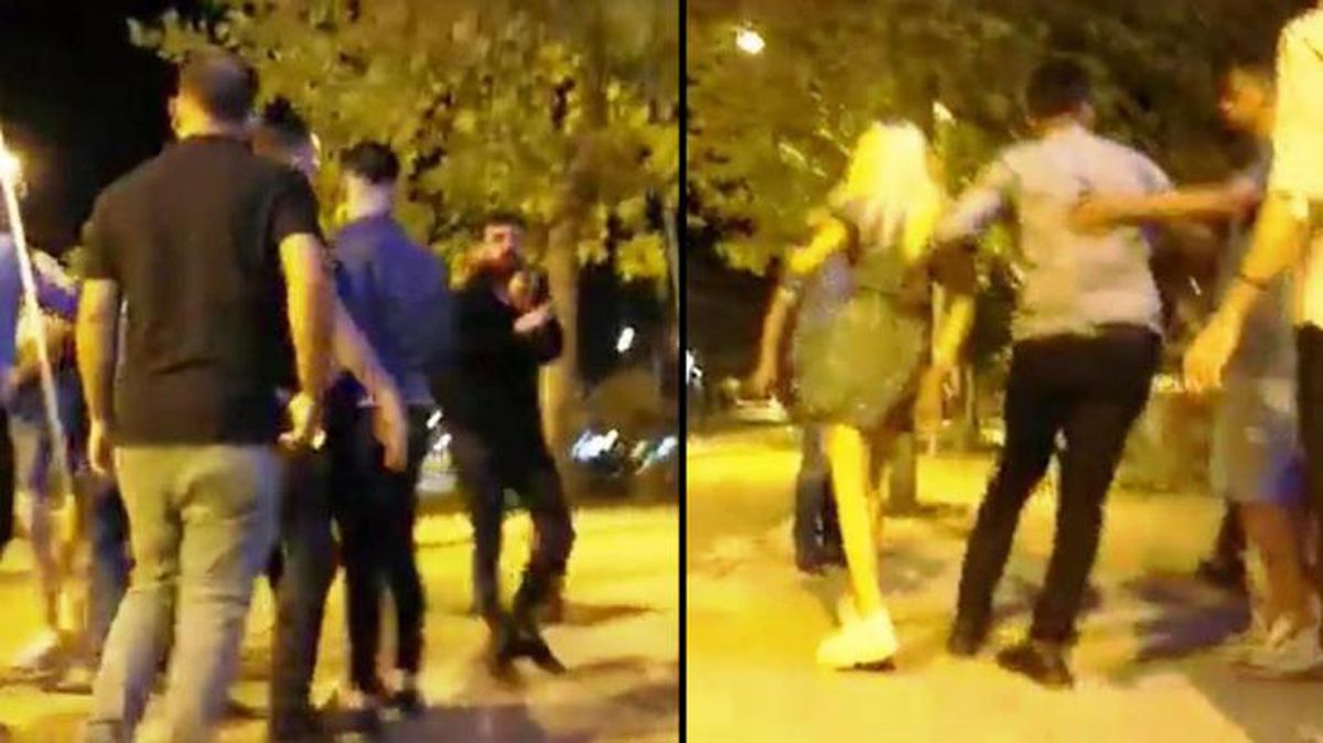 Kız meselesi yüzünden mekanı birbirine kattı, ortalık savaş alanına döndü