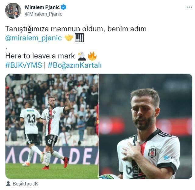 Yeşil saha kesmedi, toplumsal medyada da taraftarı coşturdu! Pjanic'in paylaşımına beğeni yağıyor