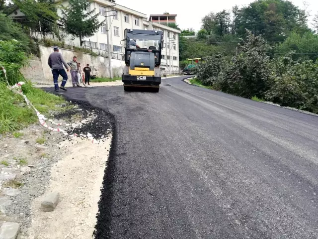 Ulubey'de asfalt çalışmaları hız kazandı