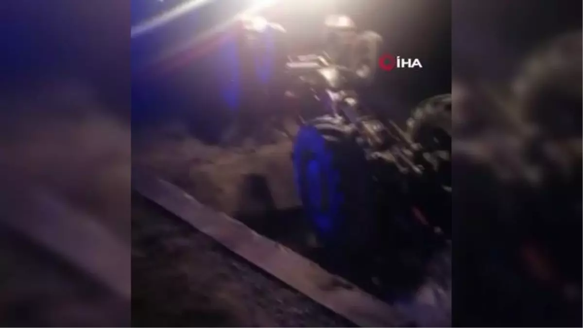 Son dakika... Devrilen traktörün altında kalan sürücü hayatını kaybetti