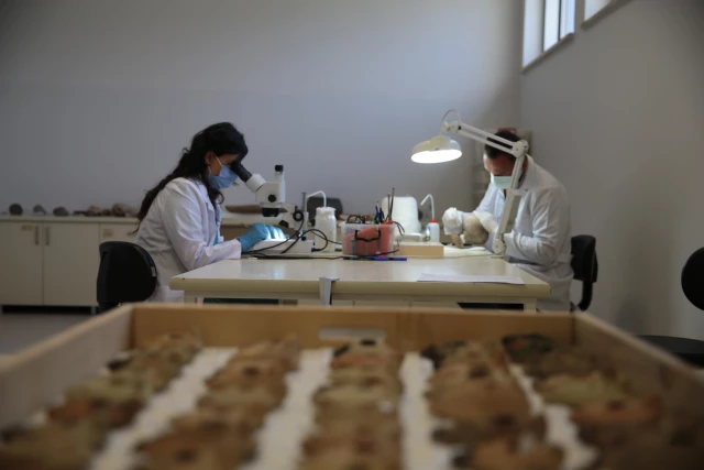 Şanlıurfa Arkeoloji Müzesi'ndeki eserler, titizlikle temizlenerek gelecek nesillere aktarılıyor