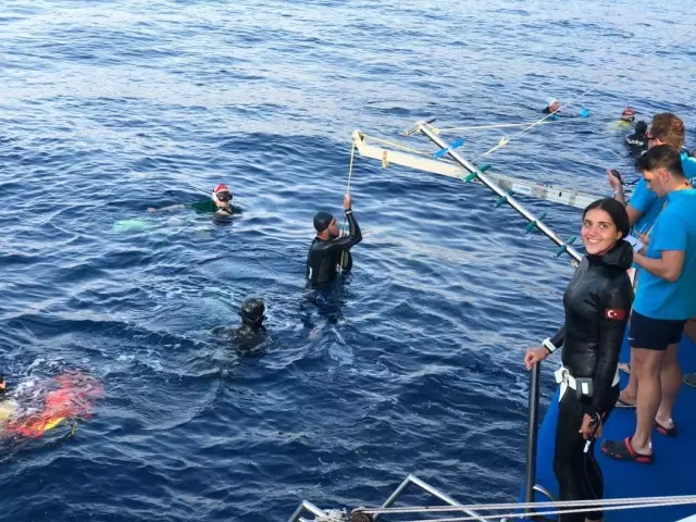 Serbest Dalış Türkiye Şampiyonası Antalya'da sona erdi