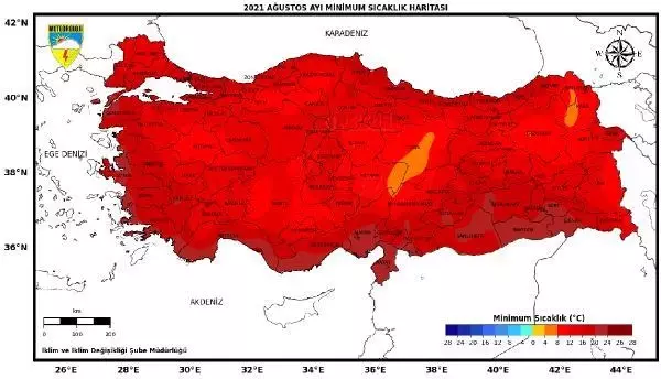 Son 50 yılın en sıcak 6'ncı ağustosu yaşandı