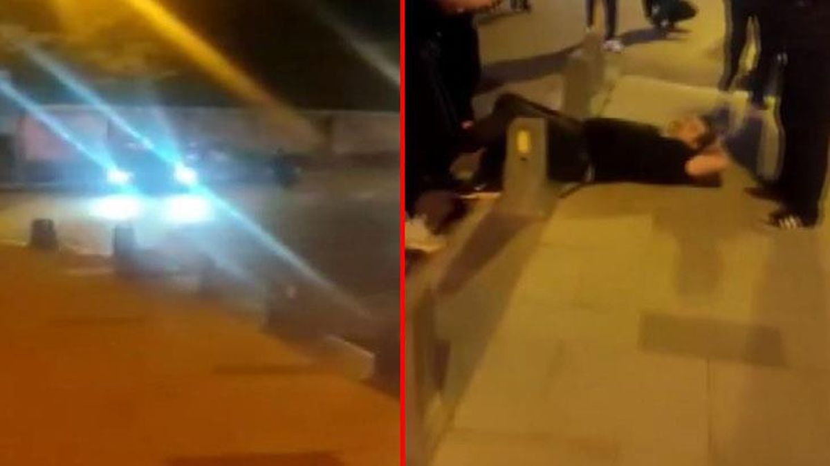 Ümraniye'de lüks aracını çevredekilerin üzerine sürdü: 1 yaralı