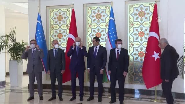 AK Parti Genel Başkanvekili Kurtulmuş, Özbekistan Başbakan Yardımcısı Umurzakov ile görüştü