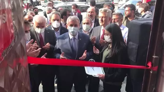 BBP Genel Lideri Destici, partisinin Vilayet Başkanlığı açılışında konuştu