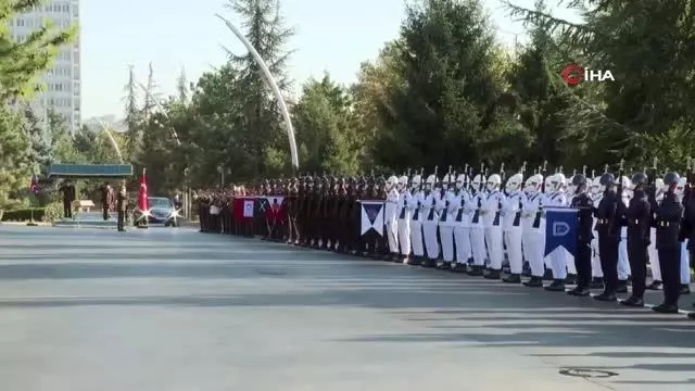 Genelkurmay Lideri Orgeneral Güler, Azerbaycanlı mevkidaşı Veliyev'i karşıladı