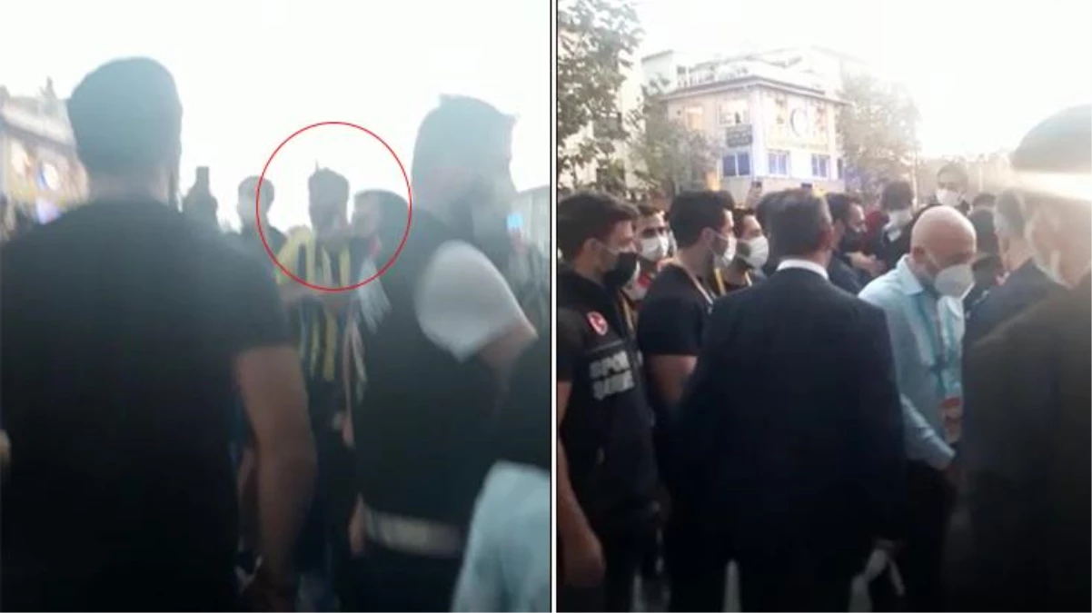 Kadıköy'de kaos! Bir küme taraftar, Lider Ali Koç'u istifaya davet etti