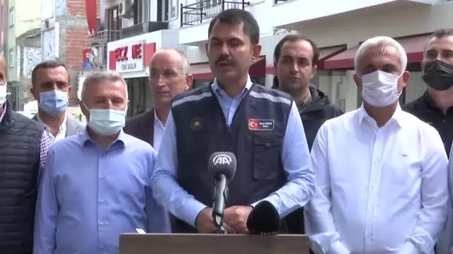 Son dakika haberleri: Çevre ve Şehircilik Bakanı Murat Kurum, Bozkurt'ta konuştu: (1)