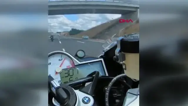 301 kilometre hızla radara girdi, 1339 lira ceza kesildi