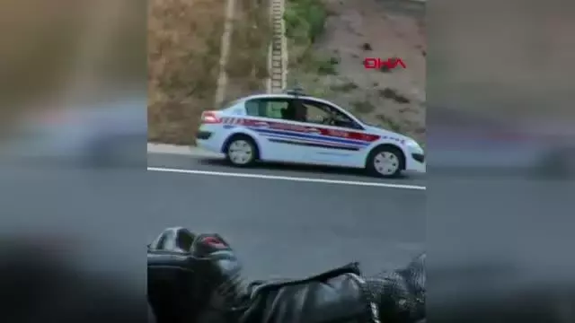 301 kilometre hızla radara girdi, 1339 lira ceza kesildi