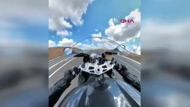 301 kilometre hızla radara girdi, 1339 lira ceza kesildi
