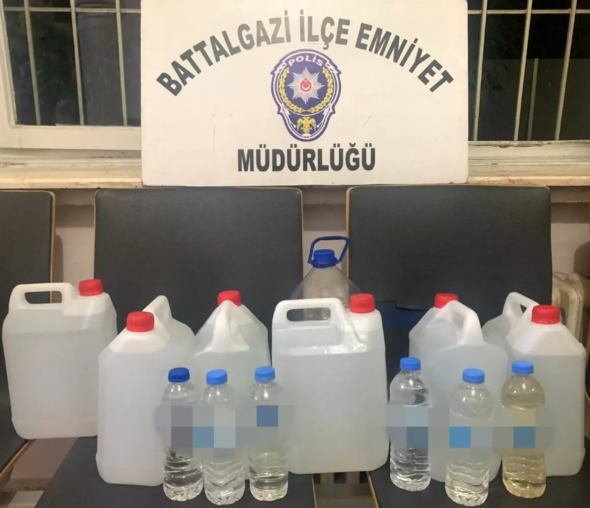 39 litre kaçak alkol ele geçirildi