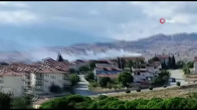 Amasya'da 10 bin balya saman kül oldu