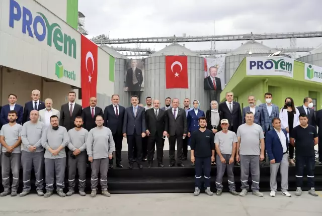 Bakanlar Varank ve Pakdemirli'nin katılımıyla Proyem Polatlı Yem Fabrikası açıldı