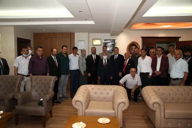 Belediye başkanlarından İncetoprak'a ziyaret