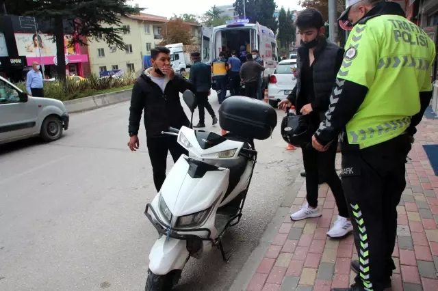 Bilecik'te motosikletini deviren sürücü yaralandı
