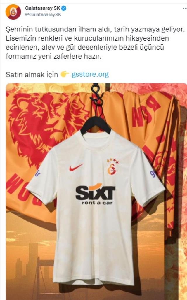 Galatasaray'ın yeni formasının dizaynına ve fiyatına taraftarlardan reaksiyon yağıyor