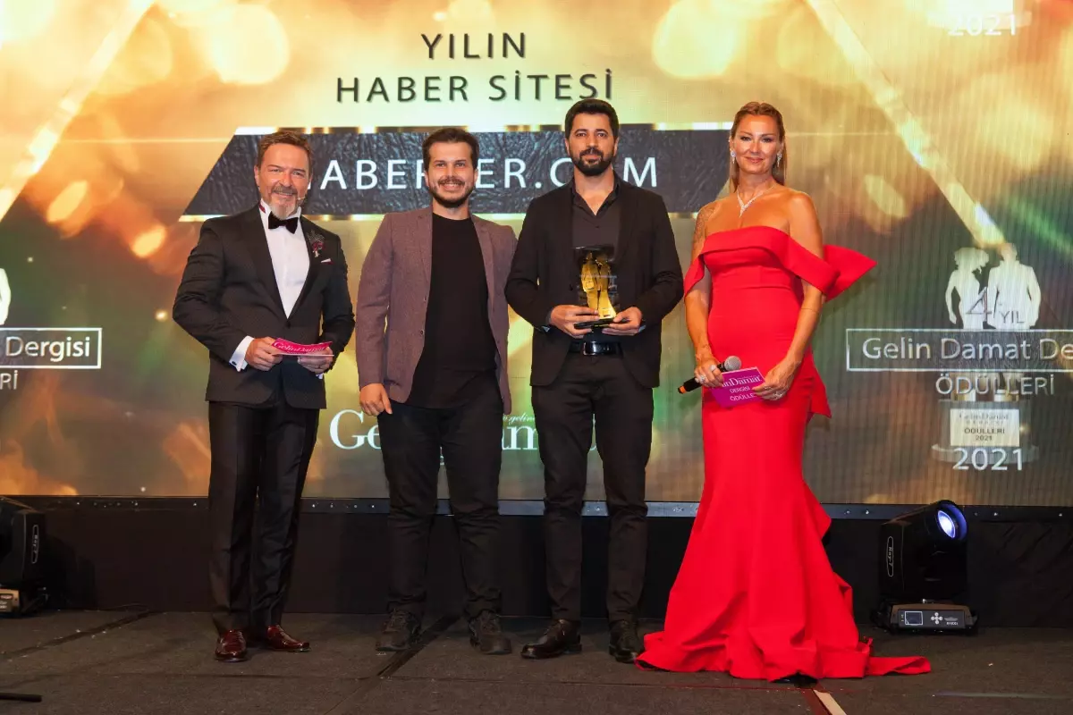 Gelin Damat Dergisi Ödülleri sahiplerini buldu! Haberler.com, Yılın Haber Sitesi Ödülü'ne layık görüldü