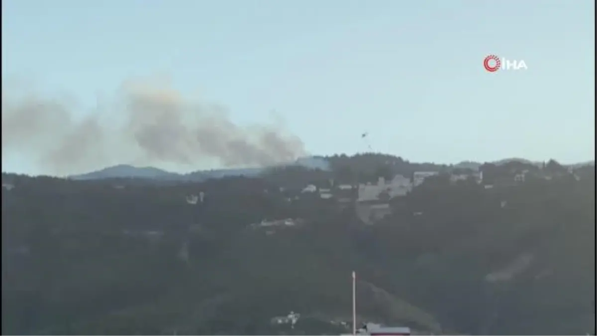Son dakika haberi | Hatay'da orman yangınına havadan ve karadan müdahale ediliyor