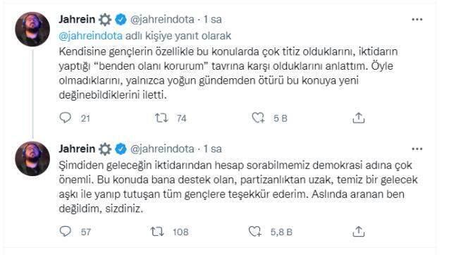 Jahrein, telefonda vatandaşa küfür eden Fethiye Belediye Başkanı hakkında gerekli işlemlerin başlatıldığını duyurdu