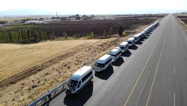 Jandarmadan servis araçlarına dronlu denetim