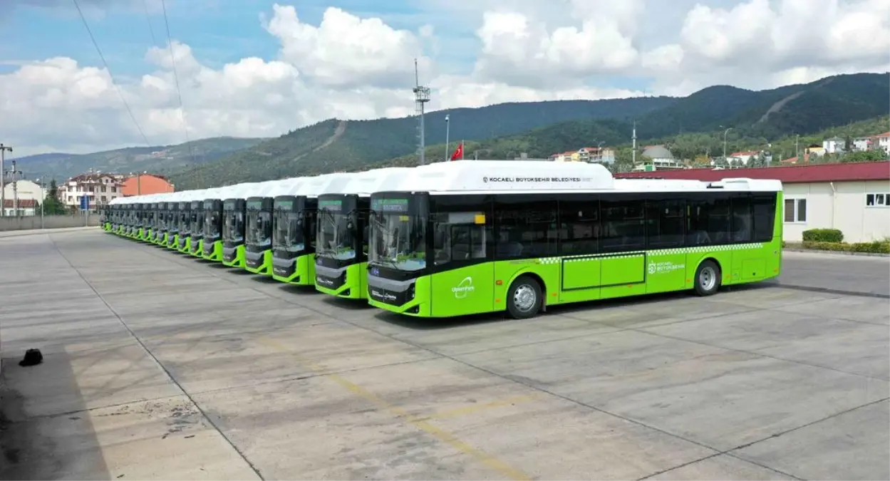 Kocaeli'nin yeni otobüsleri geldi