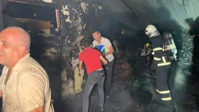 Son Dakika | Kömür imalathanesinde yangın sürüyor