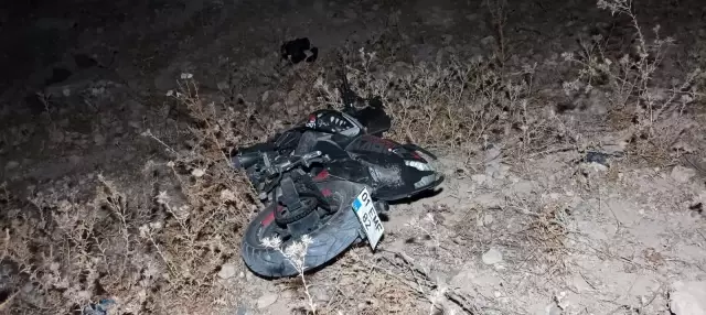 Motosiklet dağ yamacından yuvarlandı: 1 yaralı