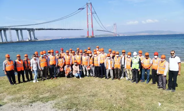 ÇANAKKALE - Muhtarlar 1915 Çanakkale Köprüsü nü gezdi