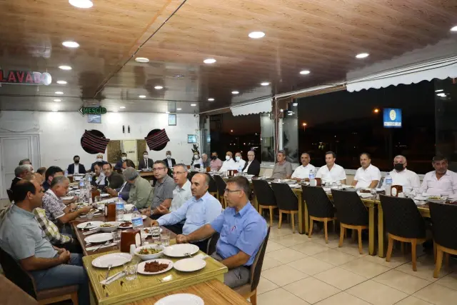 Nizip Emniyet Müdürü Yaman için veda yemeği