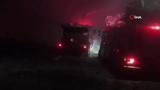 Osmaneli'nde çöplük alanda çıkan yangın kısa sürede söndürüldü