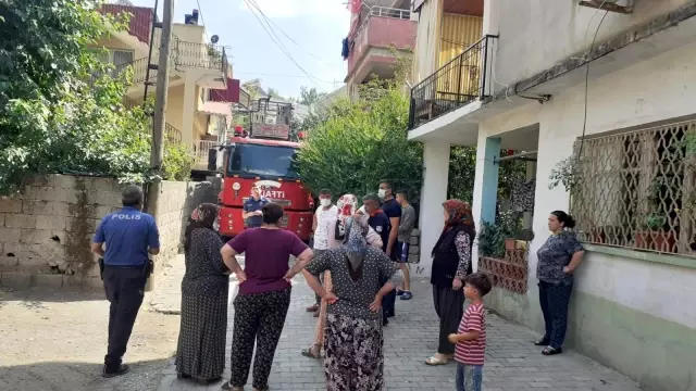 Osmaniye'de yanan ev kullanılmaz hale geldi