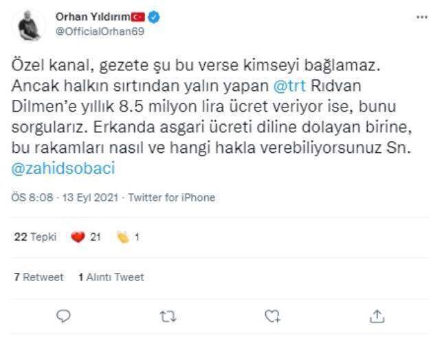 Rıdvan Dilmen'in maaşı ne kadar? Rıdvan Dilmen TRT maaşı kaç TL?