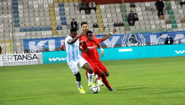 TFF 1. Lig: BB Erzurumspor: 0 Ümraniyespor: 2 (Maç sonucu)