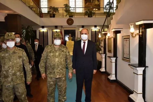 KIRKLARELİ - 1. Ordu Komutanı Korgeneral Yeni, Kırklareli Valisi Bilgin'i ziyaret etti
