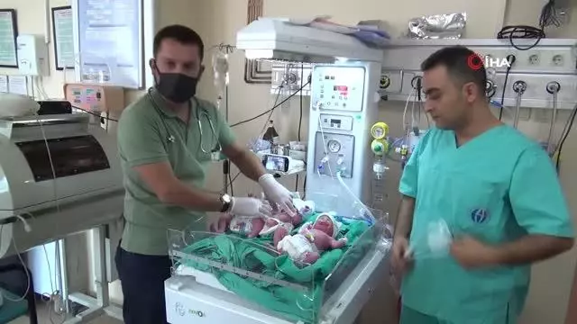 4 ayda ikinci kez üçüz bebek sevinci