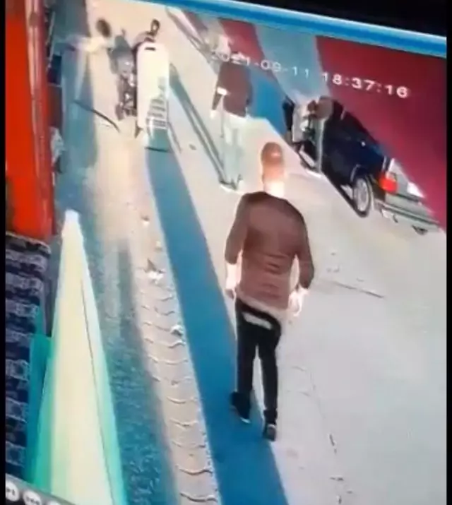 Son dakika haberleri... 6 aylık çocuğun ölümden döndüğü kaza kamerada