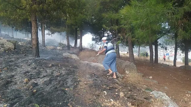 Son dakika haberi! Orman yangını kontrol altına alındı