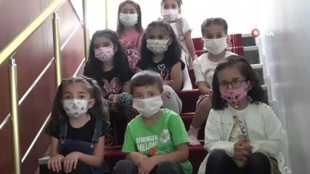 Ağrı'da kuran kursları çocuk sesleriyle şenlendi