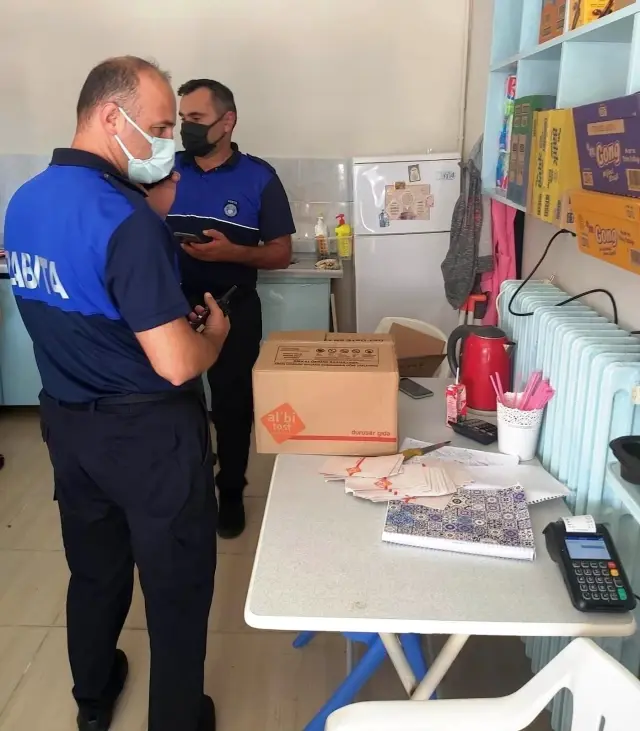 Altınova'da kantinler mercek altında