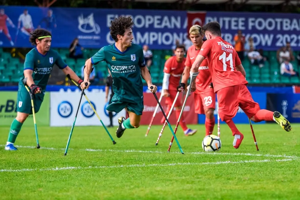 Ampute Milli Futbol Takımı, Avrupa Şampiyonası'nda çeyrek finale yükseldi