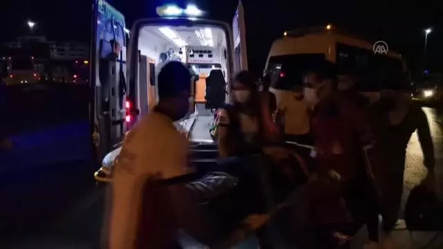 Avcılar'da minibüsün çarptığı yabancı uyruklu kadın yaralandı