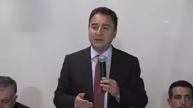 Babacan: DEVA Partisinin kimliği, kademe kademe tüm Türkiye'de şimdi daha iyi anlaşılıyor