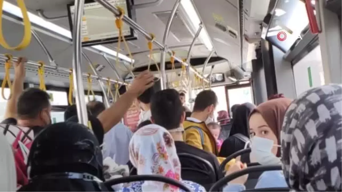 Başakşehir'de İETT otobüsünde